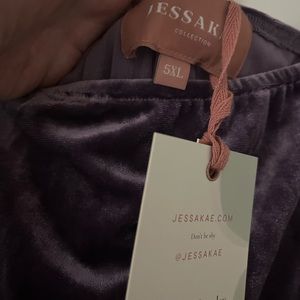 Purple velvet maxi JessaKae dress!